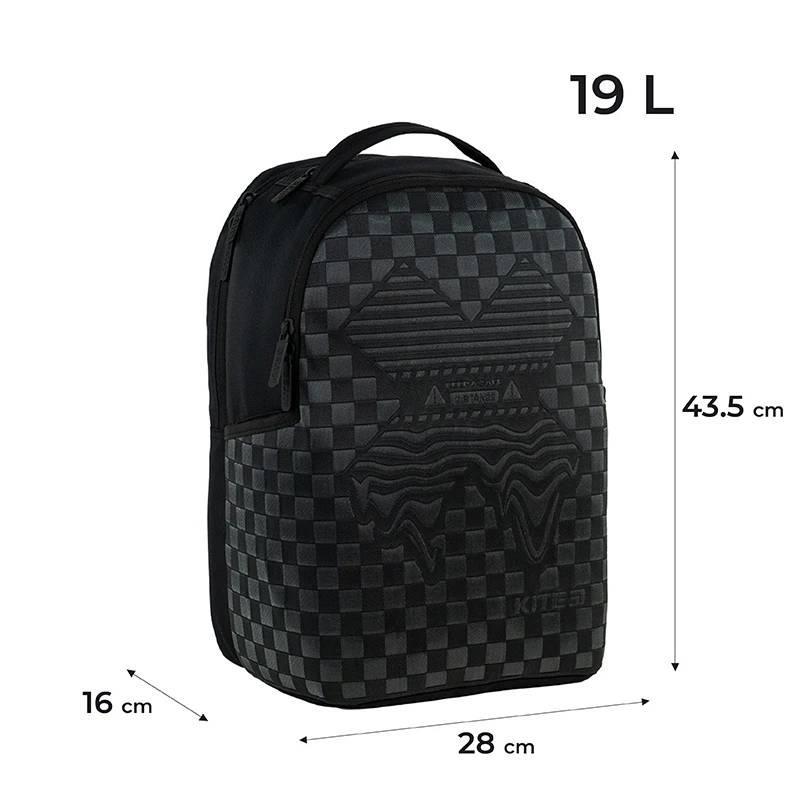 Рюкзак KITE Education teens 43,5х28х16 см 19 л Чорний (K24-2595L-1 (LED) - фото 2