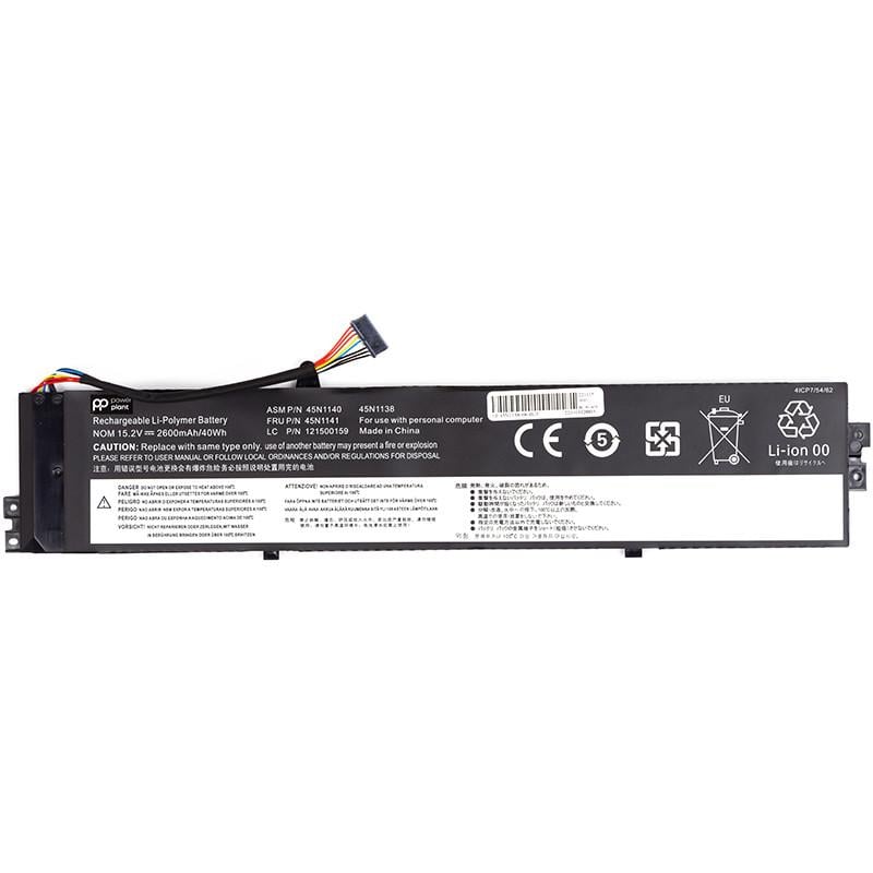 Аккумулятор Power для ноутбуков Lenovo ThinkPad S3 S431 45N1138 15,2V 2600mAh Аккумулятор Power для ноутбуков Lenovo ThinkPad S3 S431 45N1138 15,2V 2600mAh