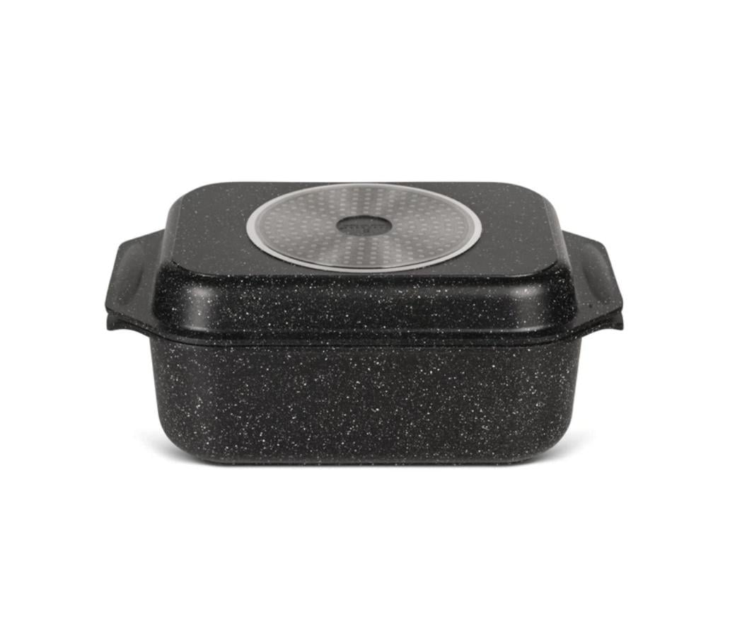 Утятница с крышкой-гриль жаровня Edenberg 6,5 л 31x22x11 см (EB-4609)