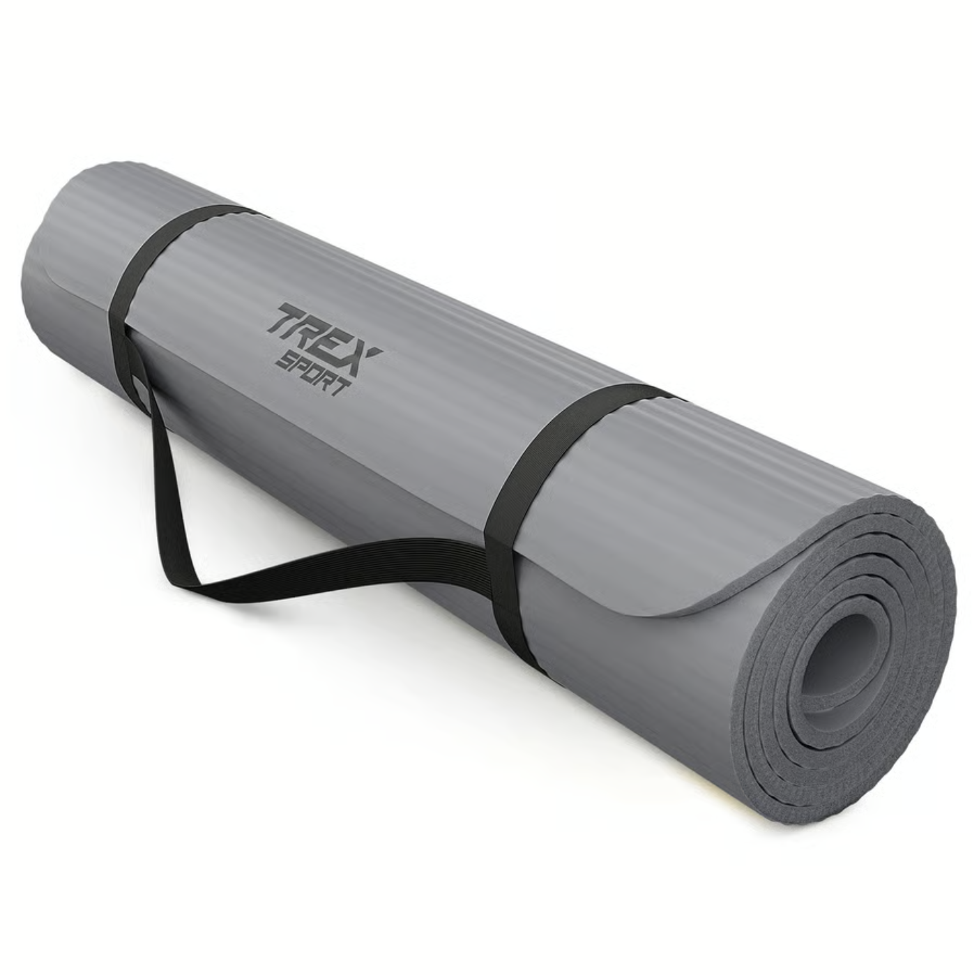 Коврик для йоги Trex Sport TX-019NGM NBR 1х190х80 см Серый (5359)
