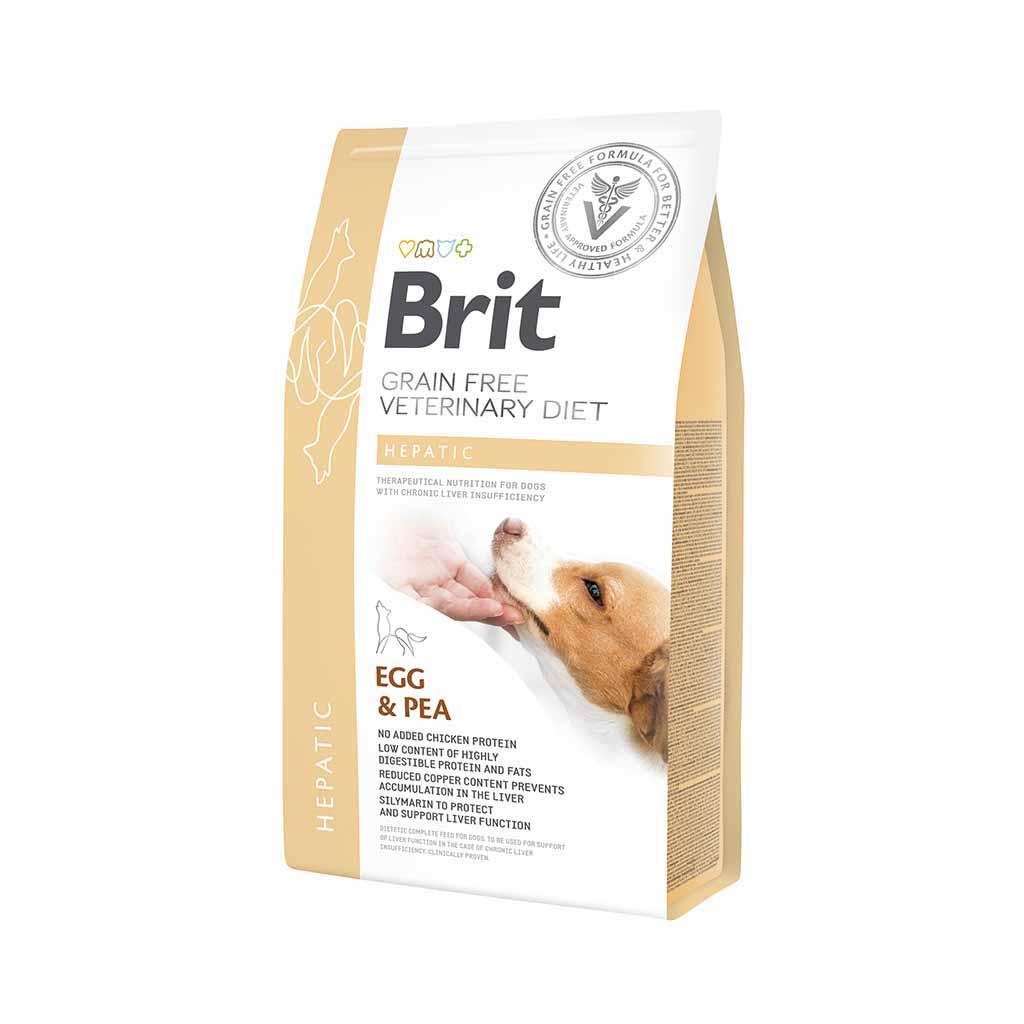 Корм сухой Brit VetDiets Hepatic для взрослых собак при болезни печени 2 кг (170947/8165)