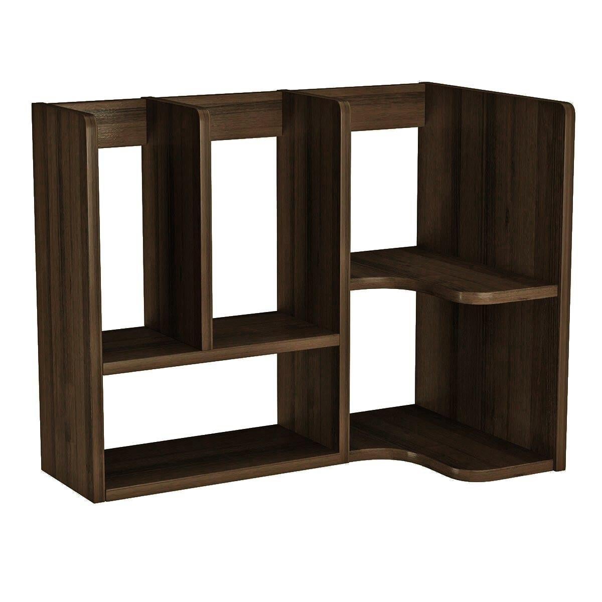 Полка-надстройка настольная из дерева Алара капучино (АКД-009209)