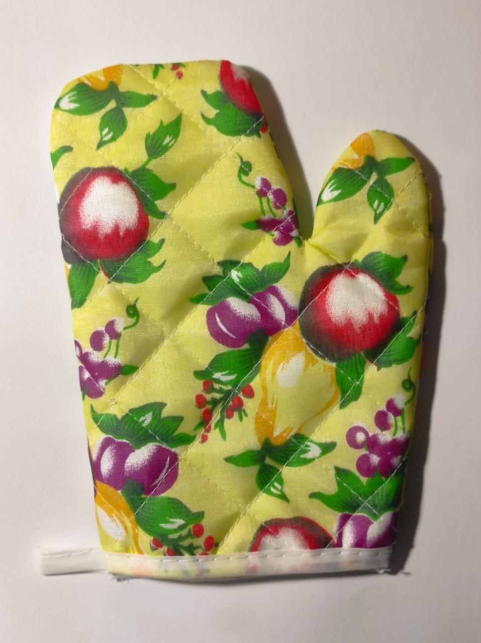 Варежка-прихватка для кухни Желтый (11-24-1536-Ж)