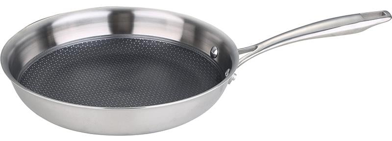 Сковорода MasterPro Hi-tech3 Ø 28 см из нержавеющей стали с антипригарным покрытием (BGMP-1632)