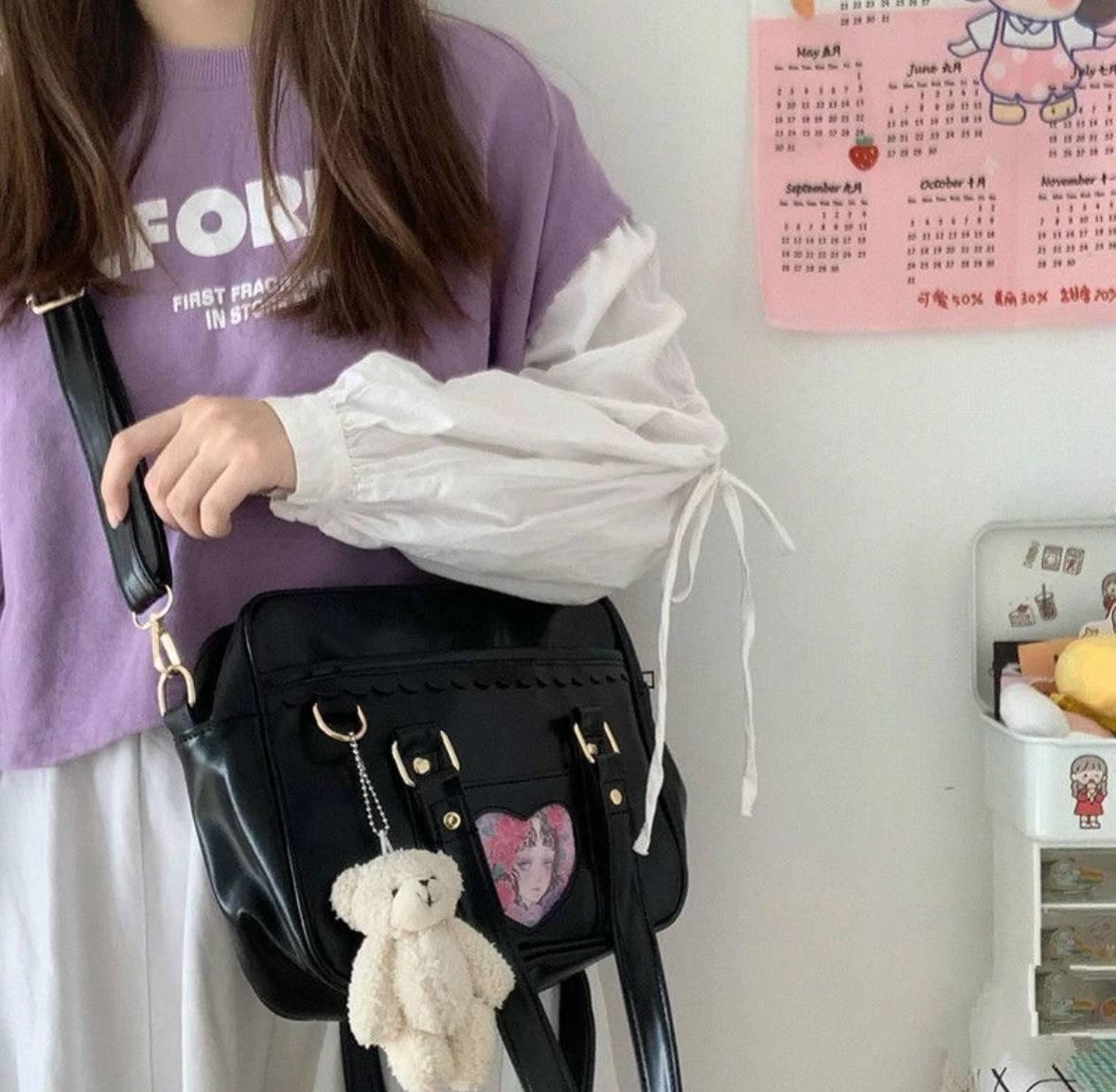 Сумка с экраном для игрушек и картинок в японском стиле Черный (2600701811) - фото 6 Сумка с экраном для игрушек и картинок в японском стиле Черный (2600701811) - фото 6