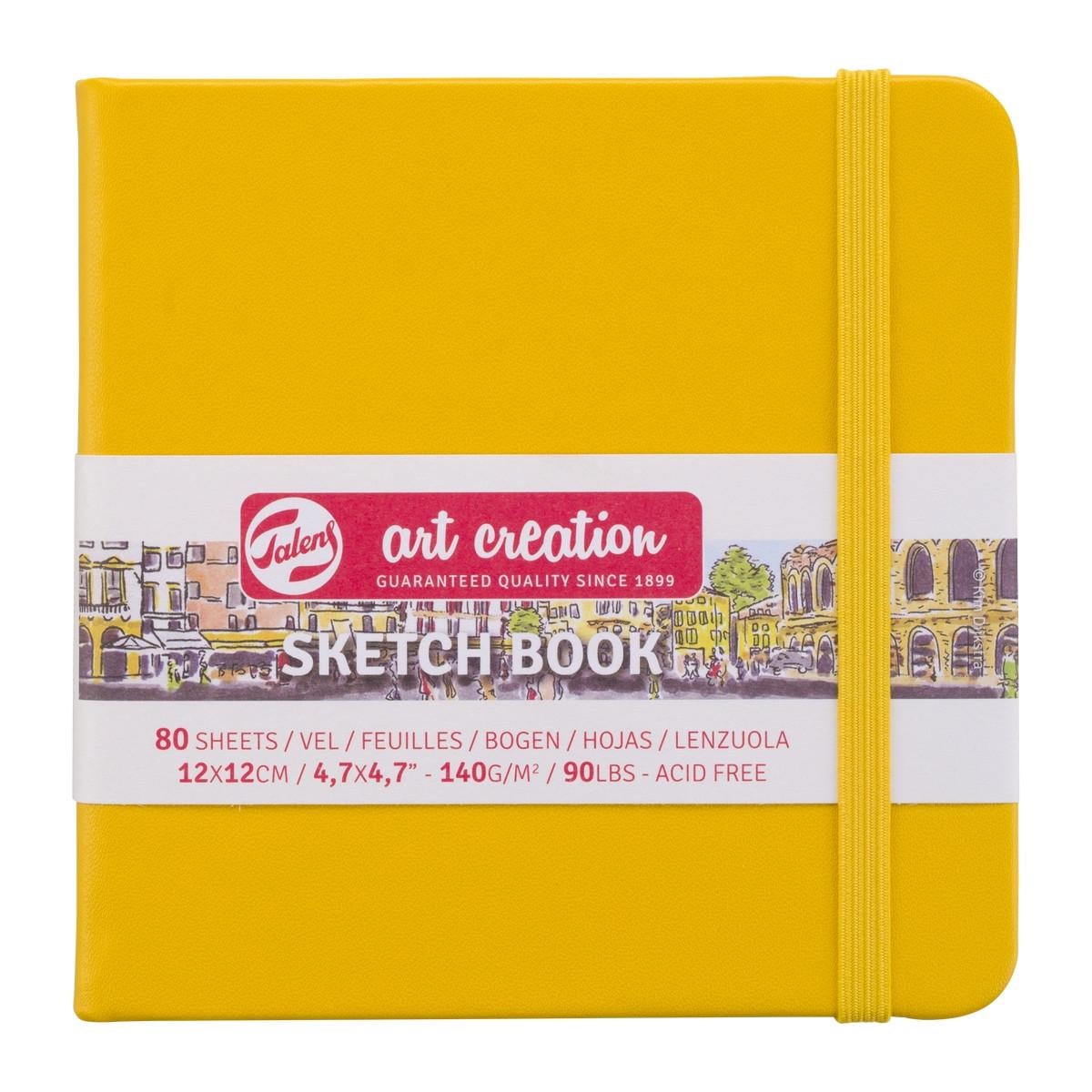 Альбом для графики Royal Talens Art Creation твердый переплет 140 г/кв. м 80 л. 12x12 см Golden Yellow (9314114M) Альбом для графики Royal Talens Art Creation твердый переплет 140 г/кв. м 80 л. 12x12 см Golden Yellow (9314114M)