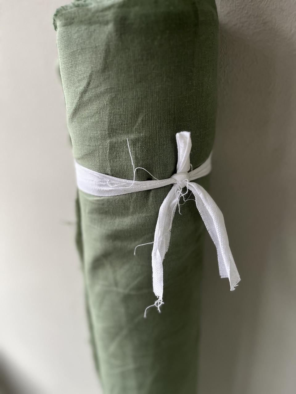 Ткань костюмная LINEN PLUS 150 см 1/8 LINET Зеленый - фото 2 Ткань костюмная LINEN PLUS 150 см 1/8 LINET Зеленый - фото 2