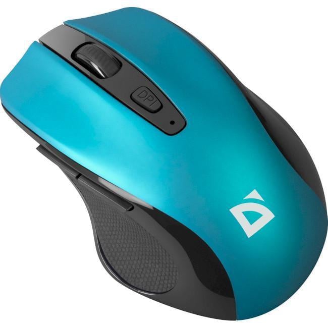 Миша комп'ютерна бездротова Defender Prime MB-053 3 режими DPI 800/1200/1600 Бірюзовий