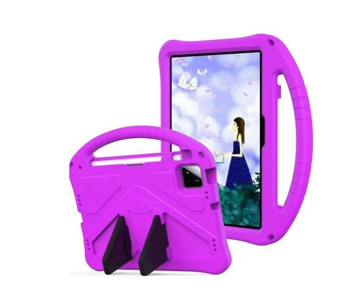 Чехол-накладка Kids with Stand для Xiaomi Pad 7/7 Pro с ручкой Фиолетовый Чехол-накладка Kids with Stand для Xiaomi Pad 7/7 Pro с ручкой Фиолетовый