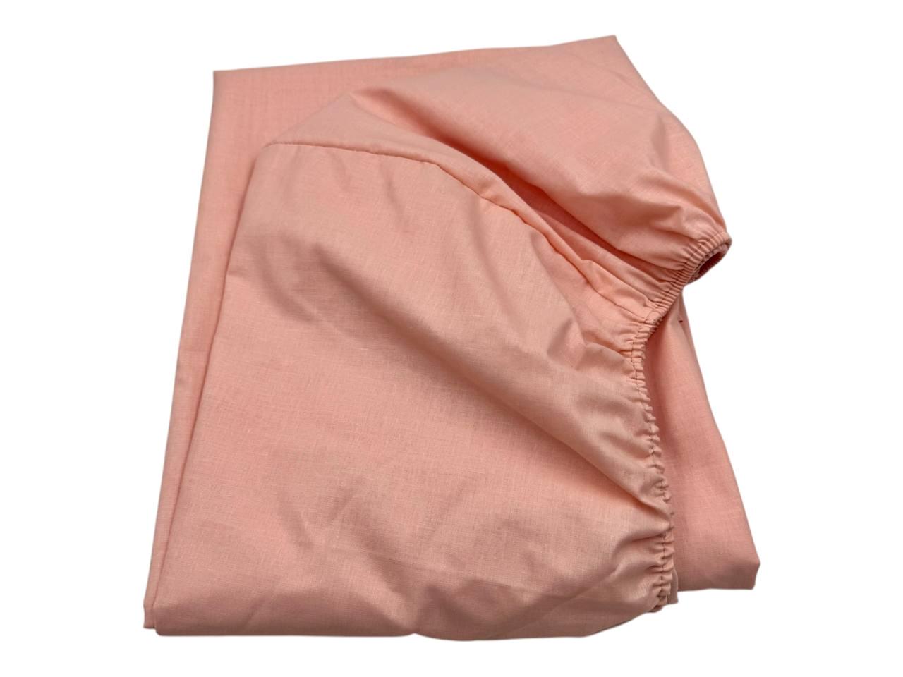 Простыня Peachy на резинке бязь голд 160х200 см (GLux-1024/x160) - фото 1