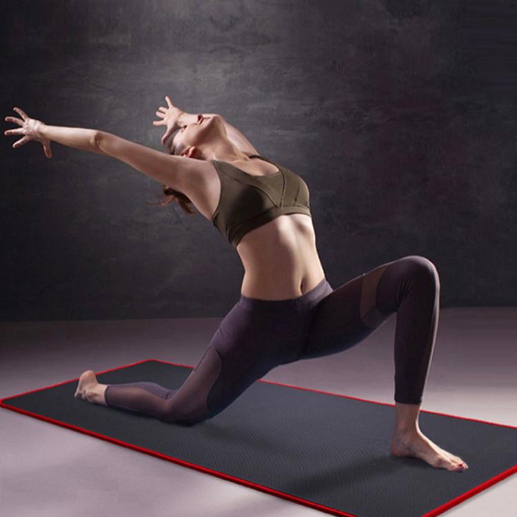 Коврик для йоги и фитнеса Yoga mat 1810x610x10 мм Черный каучук - фото 2 Коврик для йоги и фитнеса Yoga mat 1810x610x10 мм Черный каучук - фото 2