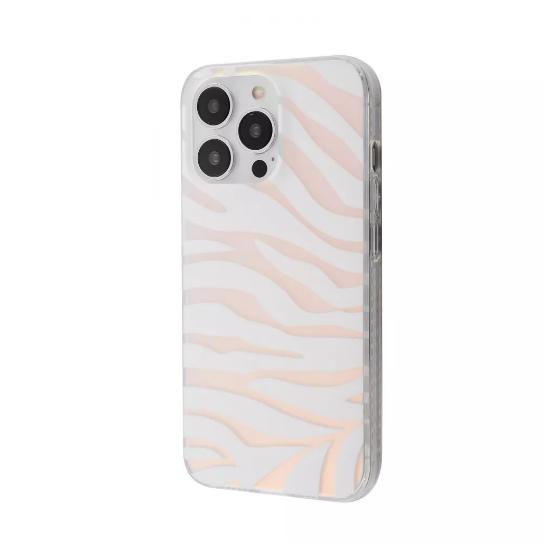 Чехол-накладка для телефона WAVE Gradient Skin - iPhone 13 Pro zebra (473260806)