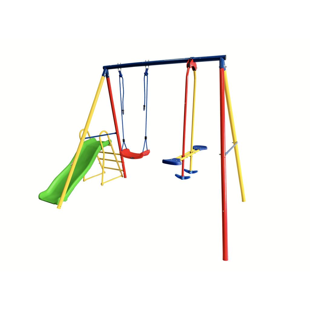 Детский игровой комплекс Spoko SP-S03 качели/горка разноцветная (4240100112)