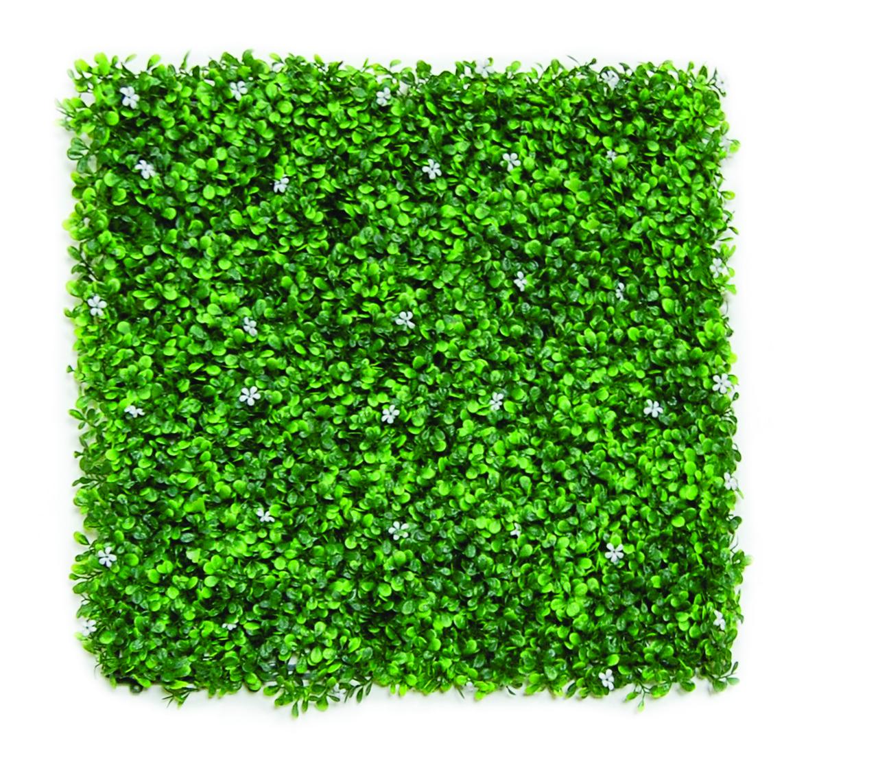 Декоративне покриття Engard Самшит із квіткою 50х50 см Зелений (GCK-11)