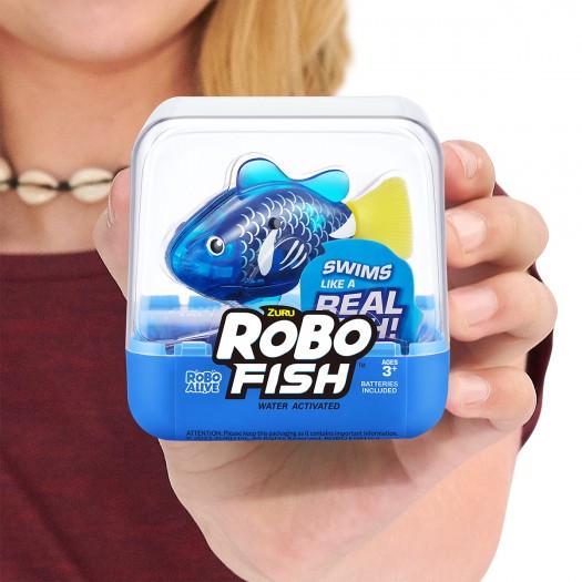 Интерактивная игрушка Robo Alive S3 Роборибка Синий (7191-4-ks) - фото 2