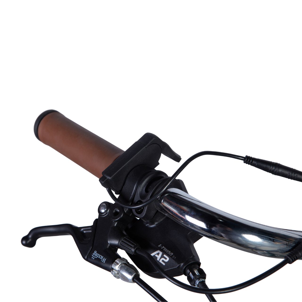 Велосипед з електроприводом ST Dorozhnik eRETRO Vbr FR 28" 19" 36B 12,5 Ахч 500 Вт Зелено-сірий - фото 2