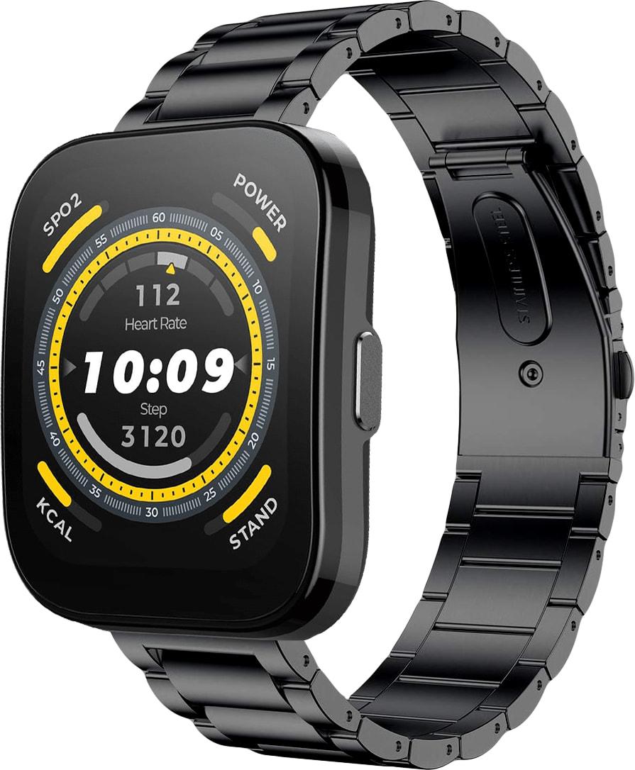 Браслет металлический Shape для Amazfit Bip 5 Black (34341-2B)
