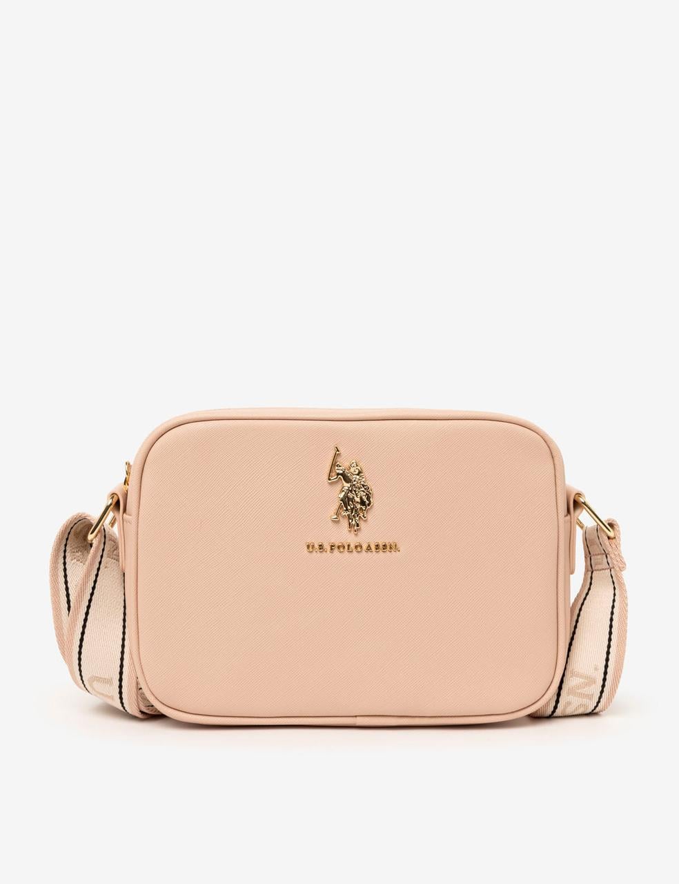 Жіноча сумка крос-боді U.S. Polo ASSN New Blush Рожевий (786662195642)