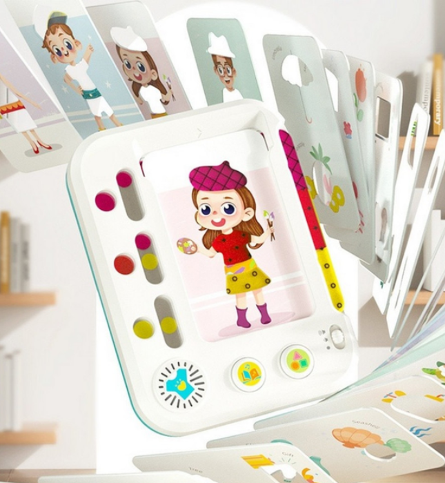 Планшет детский учебный Hola Toys HE899200 Мастерская цвета 12 карточек - фото 4 Планшет детский учебный Hola Toys HE899200 Мастерская цвета 12 карточек - фото 4