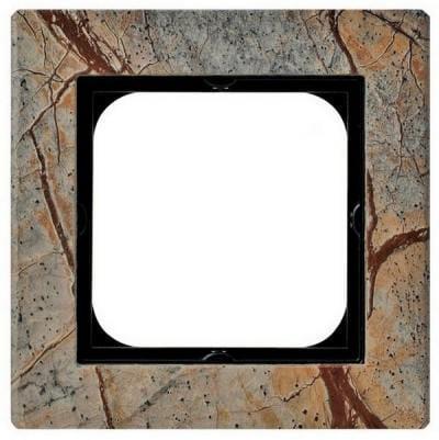 Рамка одинарная Ospel Sonata горизонтальная Серый камень (29177109) Рамка одинарная Ospel Sonata горизонтальная Серый камень (29177109)