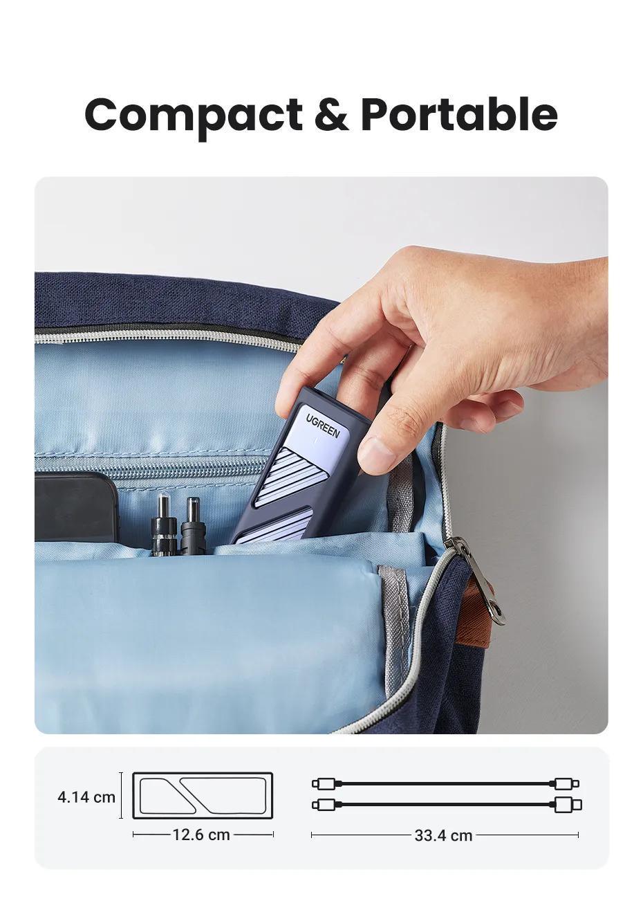 Корпус UGREEN для M.2 NVME та SATA SSD дисків 20 Гбіт/с з Кабелем M та B&M 2280/2230/ 2242/2260 для PCI-e та NGFF Сріблястий (35576) - фото 15 Корпус UGREEN для M.2 NVME та SATA SSD дисків 20 Гбіт/с з Кабелем M та B&M 2280/2230/ 2242/2260 для PCI-e та NGFF Сріблястий (35576) - фото 15