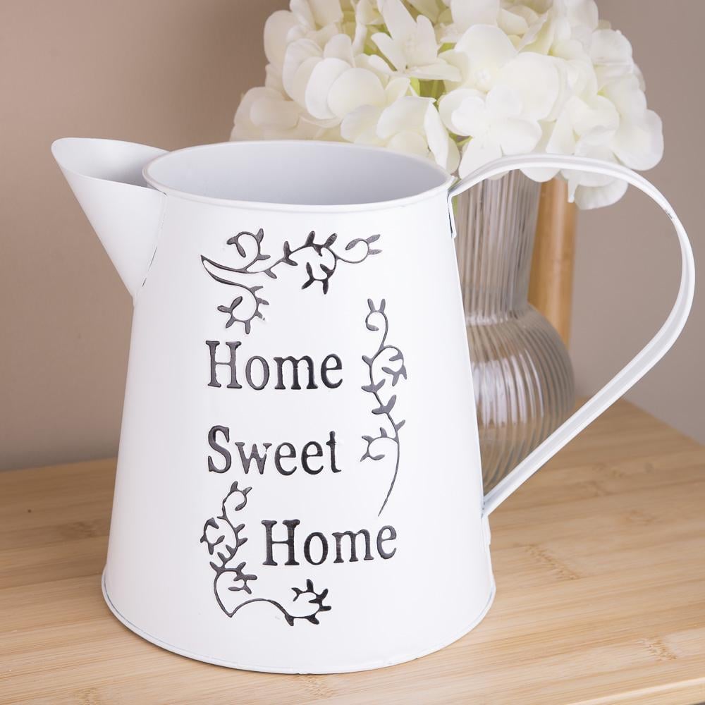 Кашпо Молочник металлическое 17,5 см (2386)