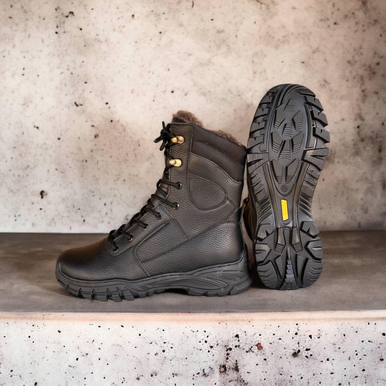 Берці зимові Model 024 на хутрі р. 45 Чорний (1941392401) - фото 6 Берці зимові Model 024 на хутрі р. 45 Чорний (1941392401) - фото 6