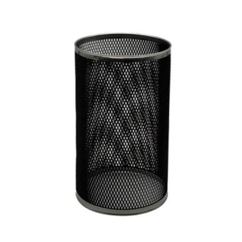 Защитный экран с кольцом нержавеющая сталь 20 см Черный (22018)