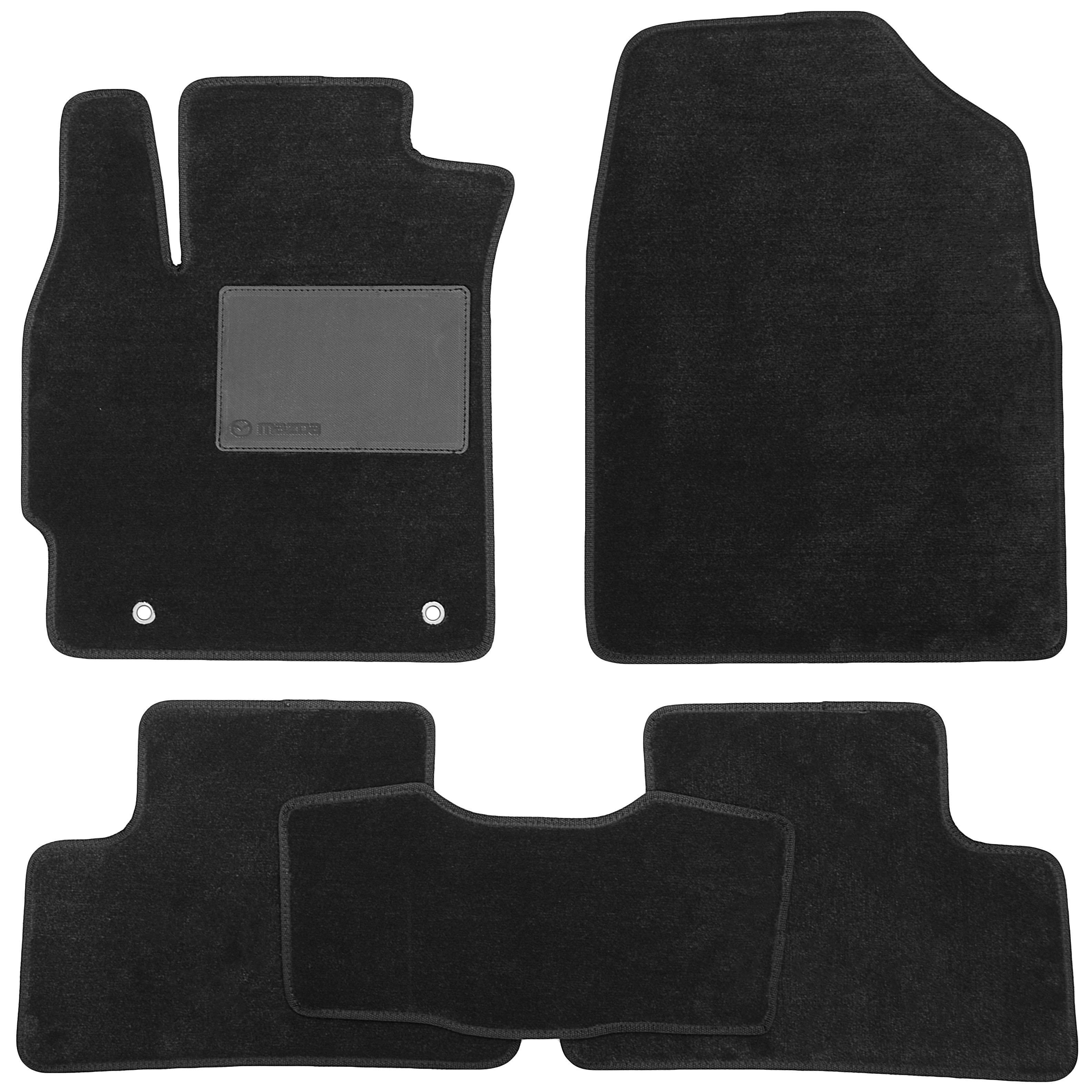 Коврики в салон для Mazda CX-7 '06-12 текстильные Черный (168061)