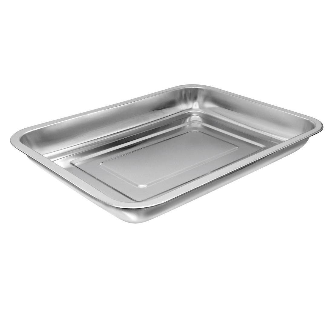 Противень с нержавеющей стали гастрономическая 45x35x4 см (28673513)