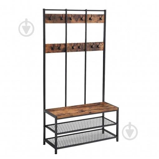 Вешалка стойка для одежды GoodsMetall в стиле Лофт 1860х1000х400 ВШ78