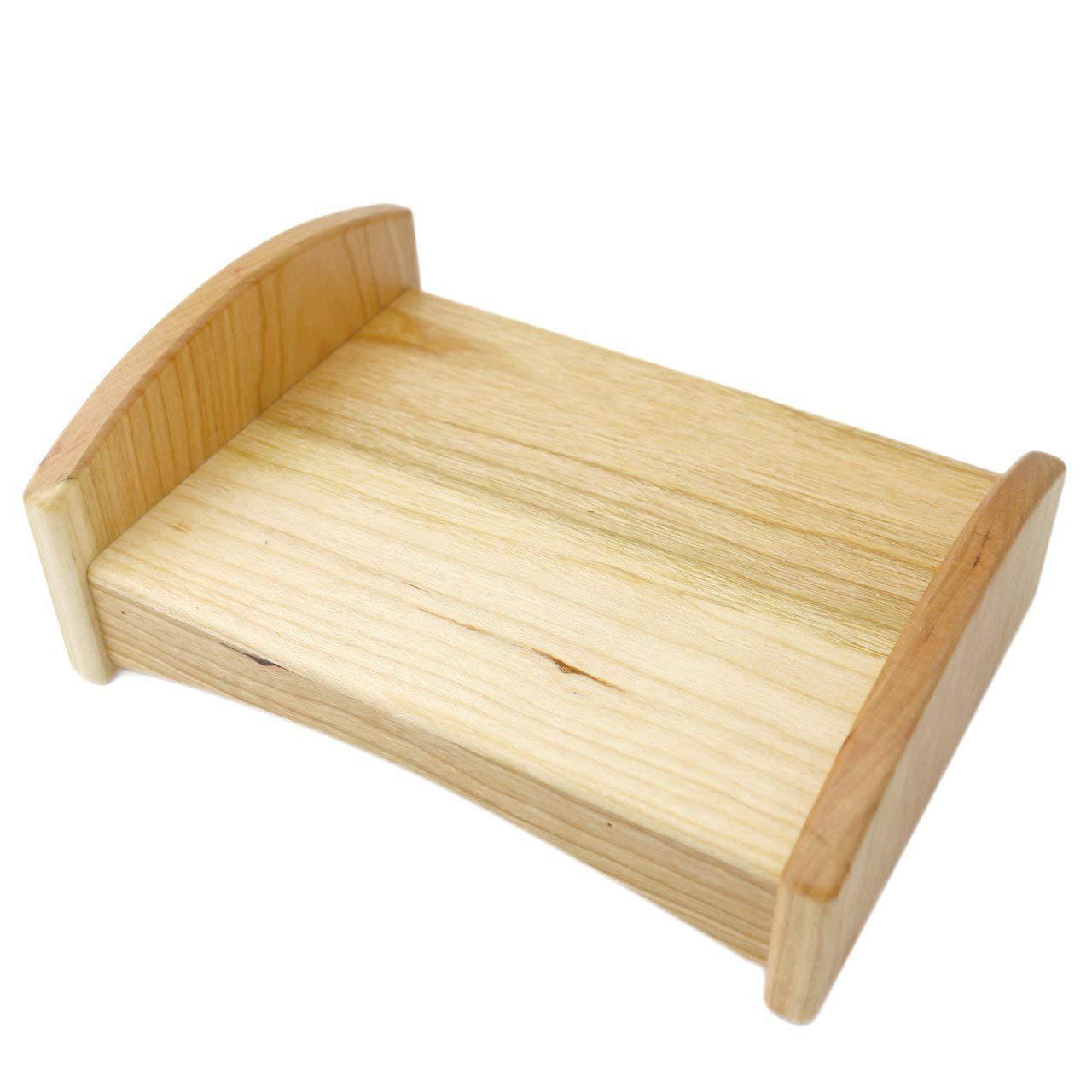 Кровать для кукол из дерева Белоснежка Ваниль (КРТ-000901)