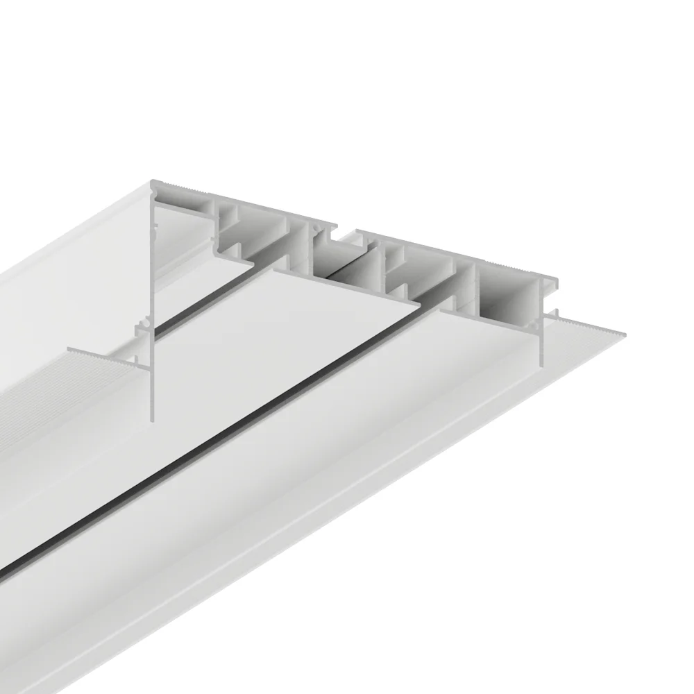 Карниз прихований дворядний різнорівневий для гіпсокартону G0-50/2 Білий (2937881333)