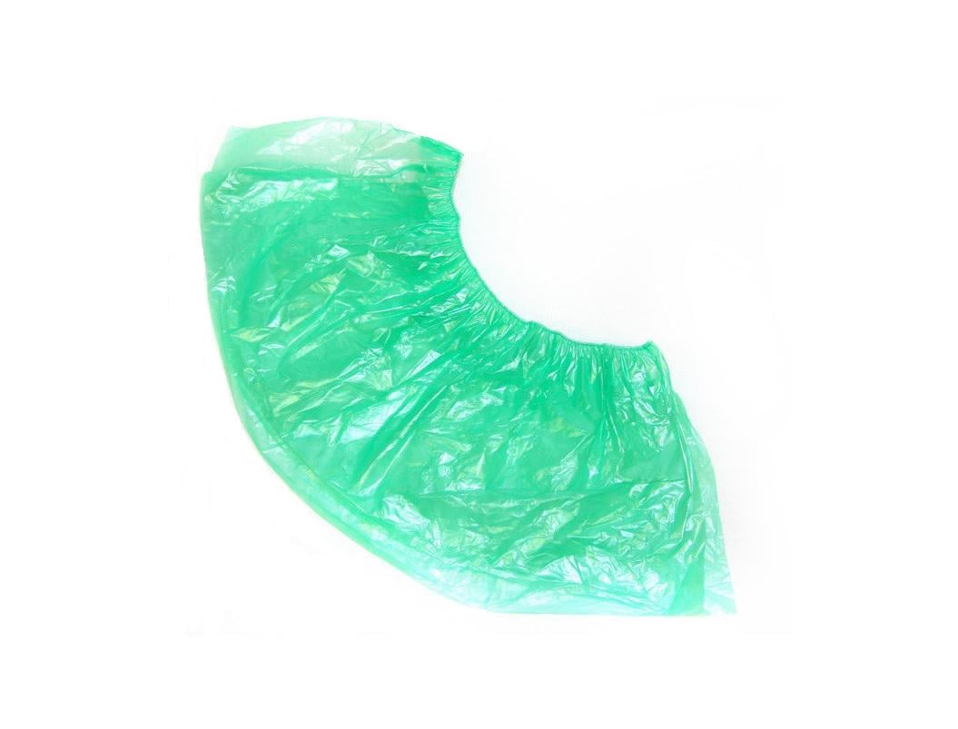 Бахилы полиэтиленовые 2,6 г 24 мкм 50 пар Зеленый (32690020)