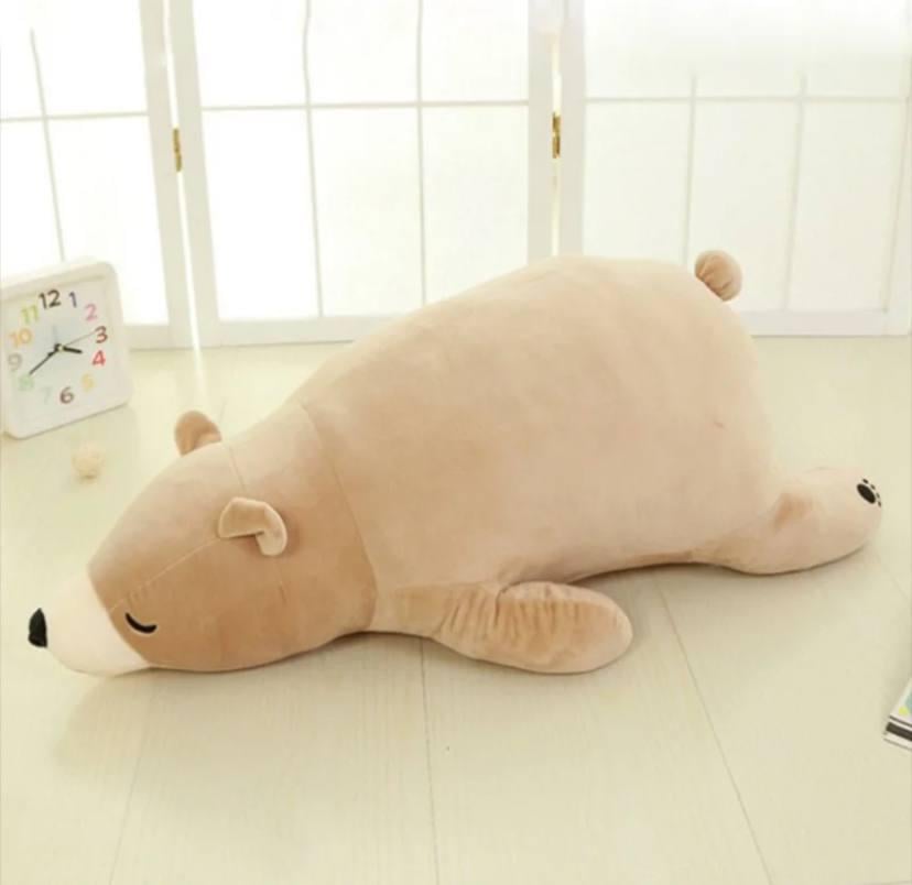 Мягкая игрушка-подушка Мишка 60 см Коричневый (8903412) - фото 2 Мягкая игрушка-подушка Мишка 60 см Коричневый (8903412) - фото 2