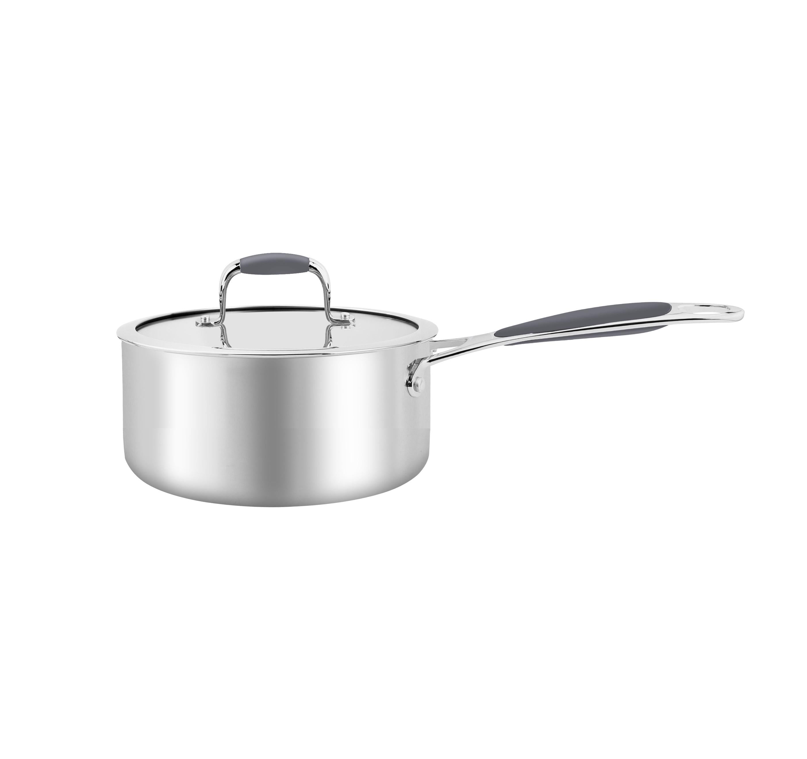 Ківш з кришкою BRAVIRA BR8103-16 нержавіюча сталь 1,5 л (23103) Ківш з кришкою BRAVIRA BR8103-16 нержавіюча сталь 1,5 л (23103)