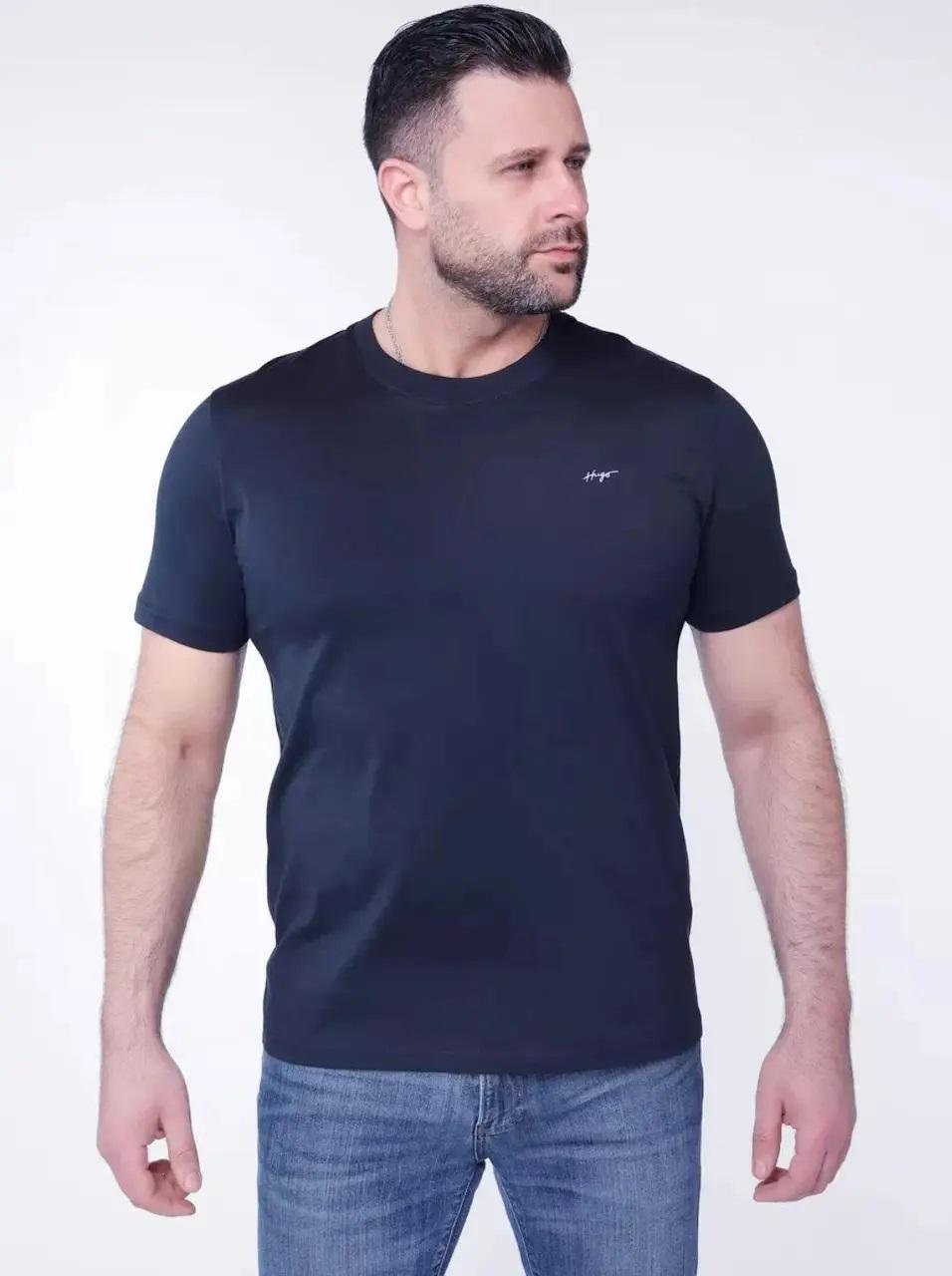 Футболка мужская Hugo Boss Relaxed-Fit Handwritten Logo 2028NV 7XL
