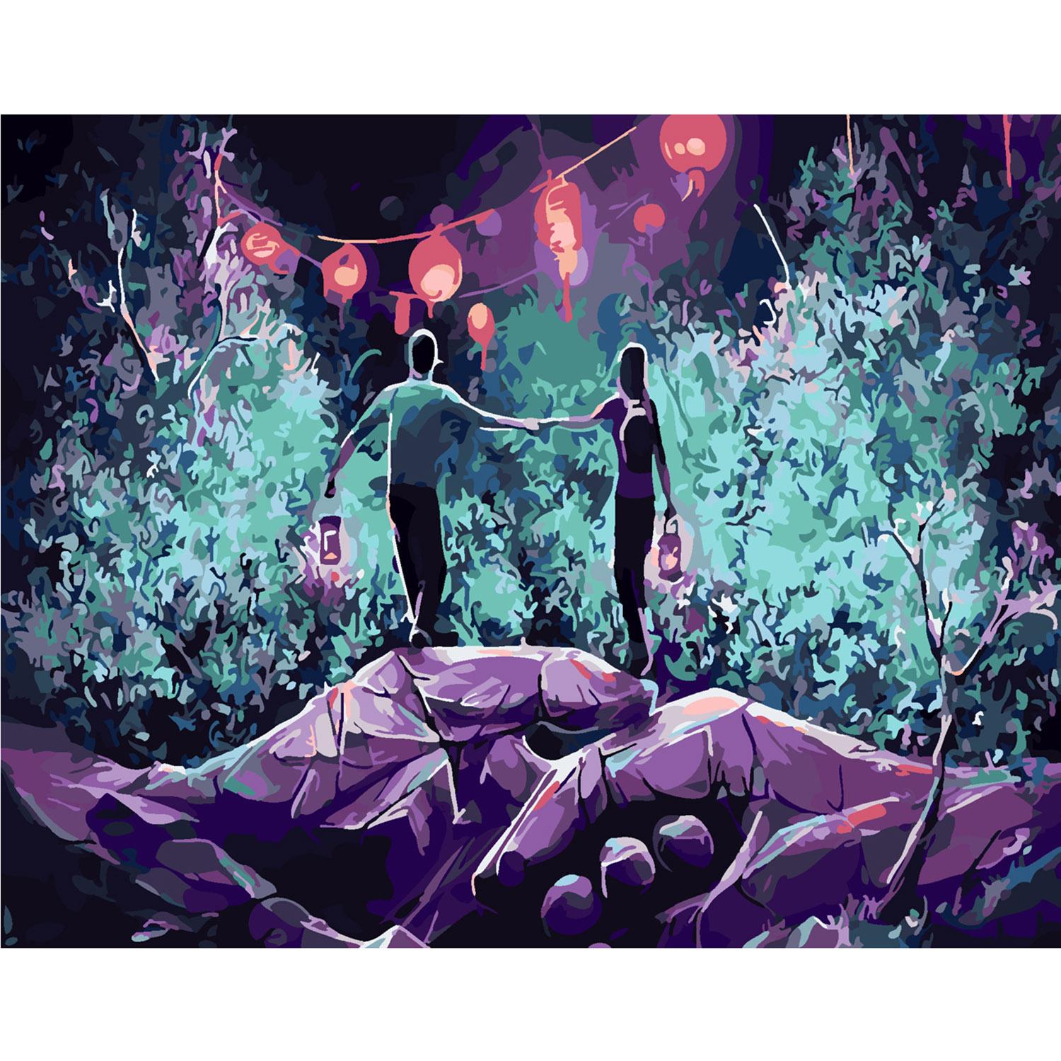 Картина по номерам Strateg Фантастическое свидание 40х50 см (SY6111)