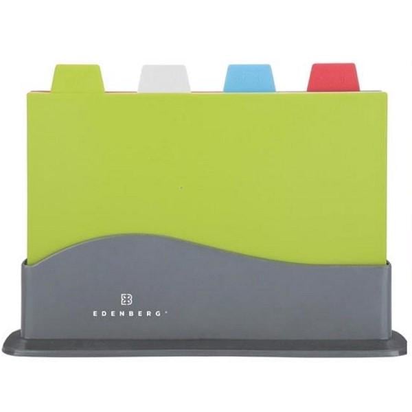 Доски кухонные разделочные Edenberg EB-11988 с подставкой 4 пр. (EB-11988)