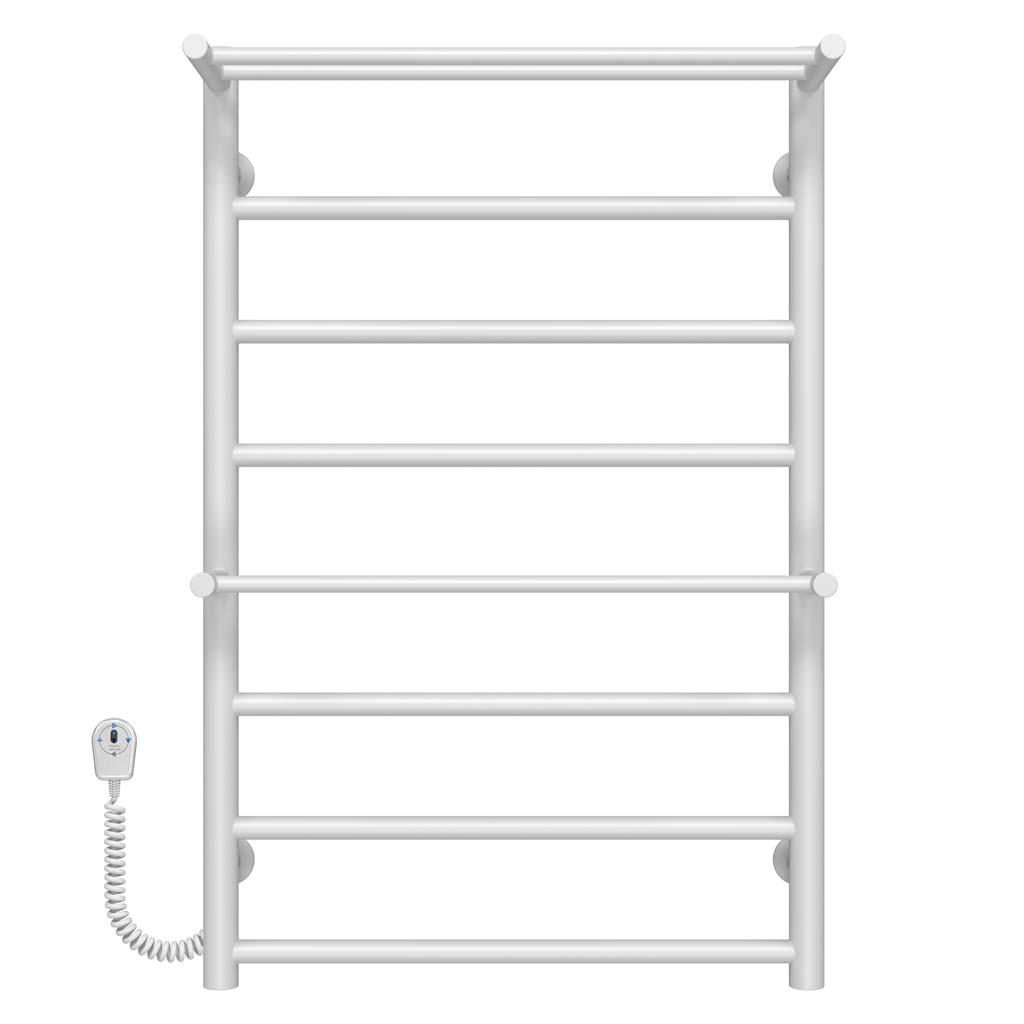 Рушникосушарка електрична Deffi Терма Плюс П8 EF16 ліве підключення нержавіюча сталь 500х800 мм Білий (C.TA.80.50.8.E.W.L.5)