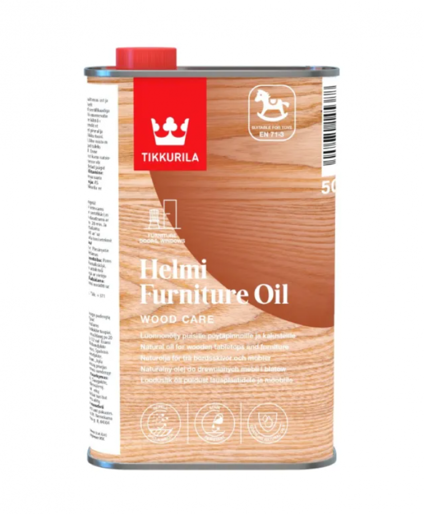 Масла для мебели TIKKURILA Helmi Furniture Oil 0,5 л (2957532077)