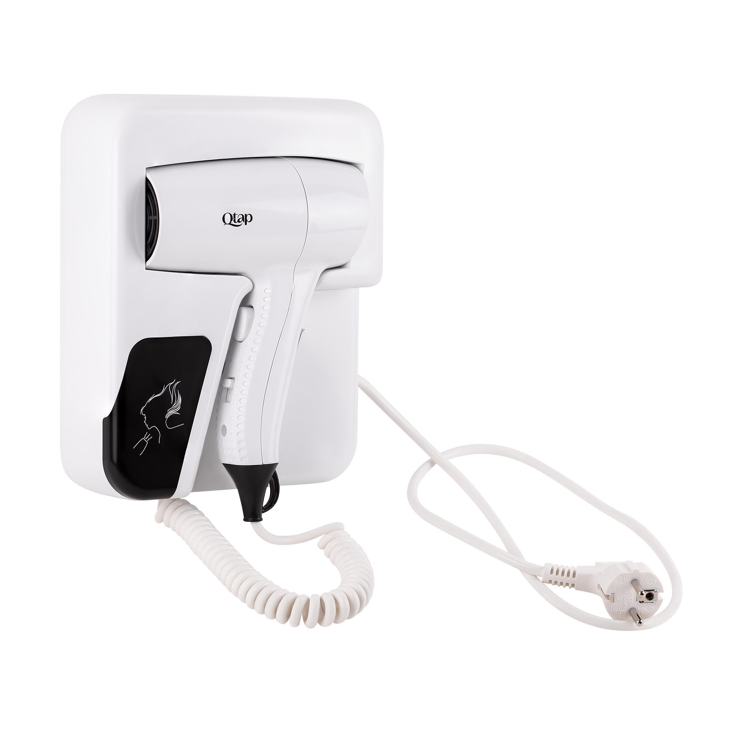 Фен із тримачем Qtap Pohodli QTF1200RNP 1200 Вт White (SD00042872)