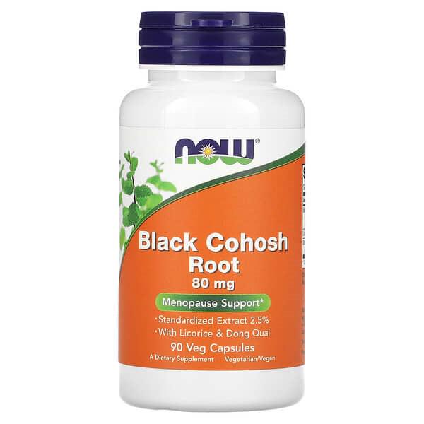 Підтримка при менопаузі Now Foods Black Cohosh Root 90 кап. (1291)