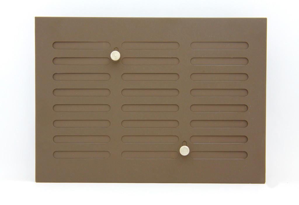Вентиляційні решітки з регулюванням 17х24 см Темно-коричневий (13125020) - фото 1