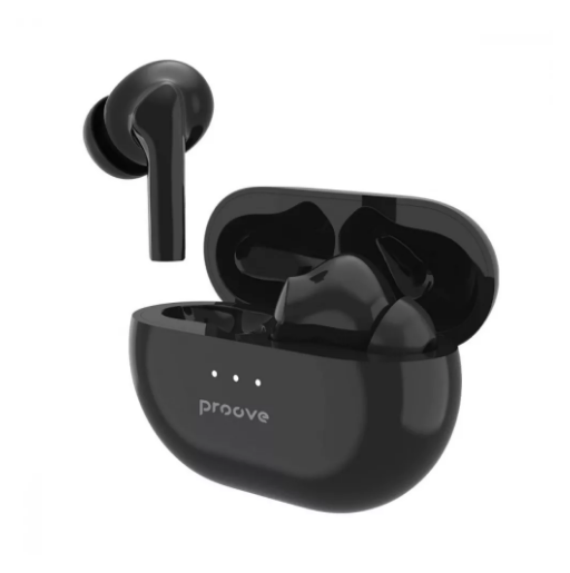 Навушники бездротові Proove Woop TWS with ANC 300 mAh Black