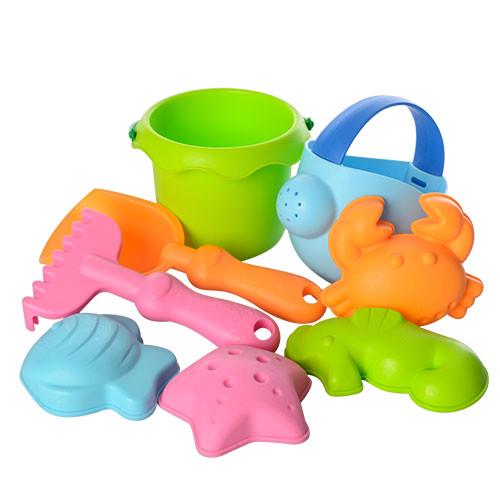 Детский игровой набор для песочницы BAMBI 868-6 с лейкой Детский игровой набор для песочницы BAMBI 868-6 с лейкой