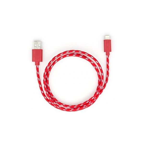 Кабель Vinga USB 2.0 AM to Lightning 1 м Red (VCPDCLNB31R)