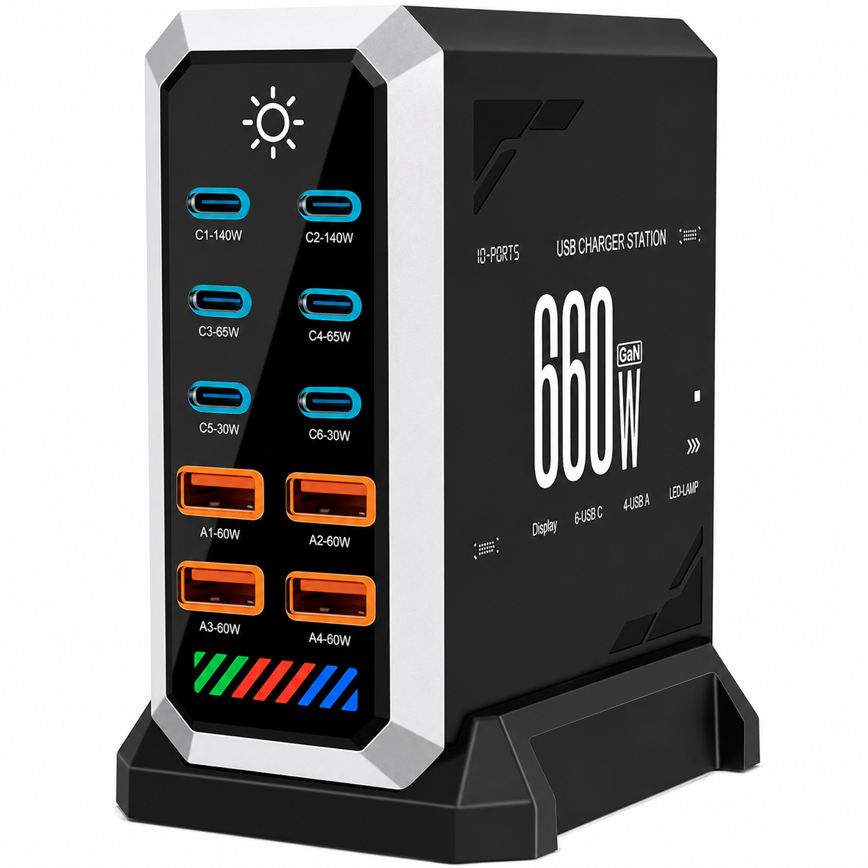 Зарядное устройство для GaN3 660W 10в1 (1016-277-00) Зарядное устройство для GaN3 660W 10в1 (1016-277-00)