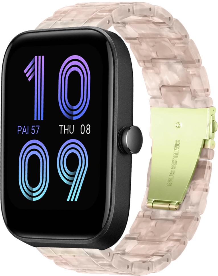 Ремешок из смолы Resin для смарт-часов Amazfit Bip 3/Pro Pink (28811-31)