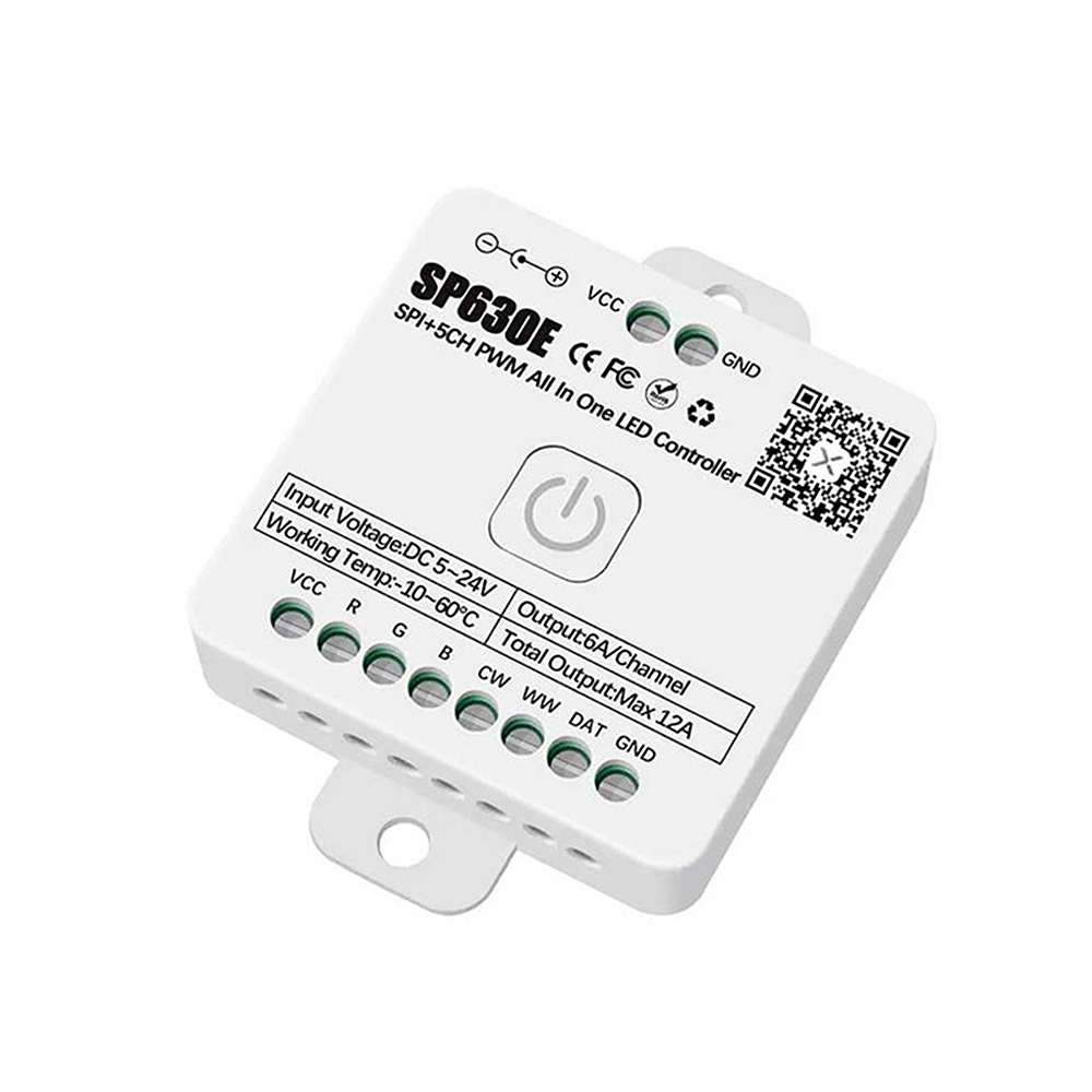 Контроллер универсальный Prolum 12в1 Bluetooth SPI/5ch SP630e 12А (29014769)